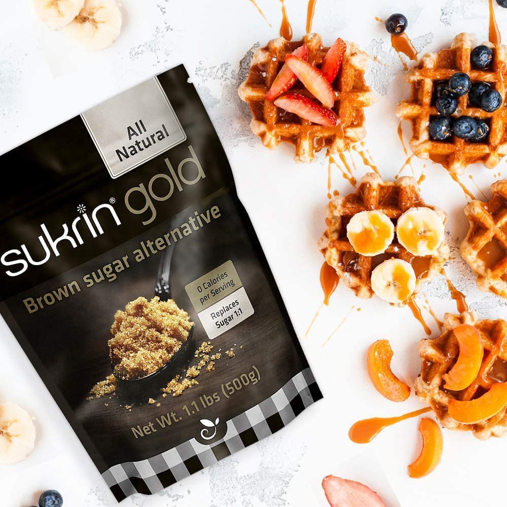 سكرين محلِّي بديل السكر بودرة 500 جم - Sukrin gold powder 500 gm - GermanVit - Saudi arabia