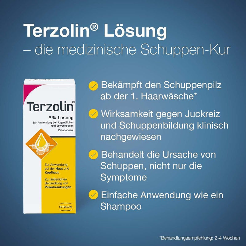 حميل الصورة في عارض المعرض ، تيرازولين 2% سائل لعلاج القشرة 100 مل - TERZOLIN 2% solution 100 ml - GermanVit - Saudi arabia
