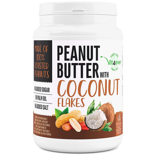Raw Peanut Butter 1000 gm - Vit4ever Pure Peanut Butter 1000 gm 