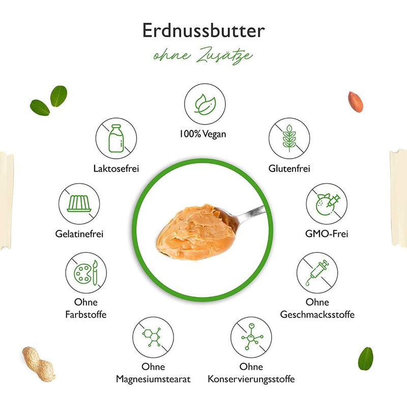 حميل الصورة في عارض المعرض ، زبدة الفول السوداني الخام 1000 جرام - Vit4ever Pure Peanut Butter 1000 gm
