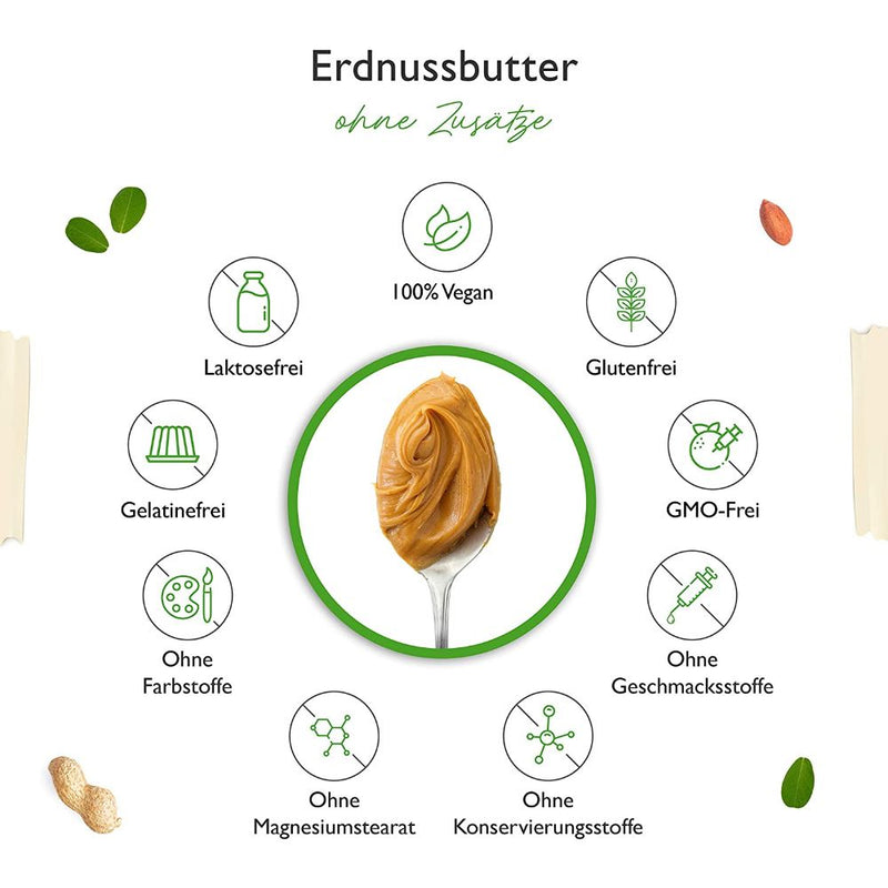 حميل الصورة في عارض المعرض ، زبدة الفول السوداني الخام 1000 جرام - Vit4ever Pure Peanut Butter 1000 gm
