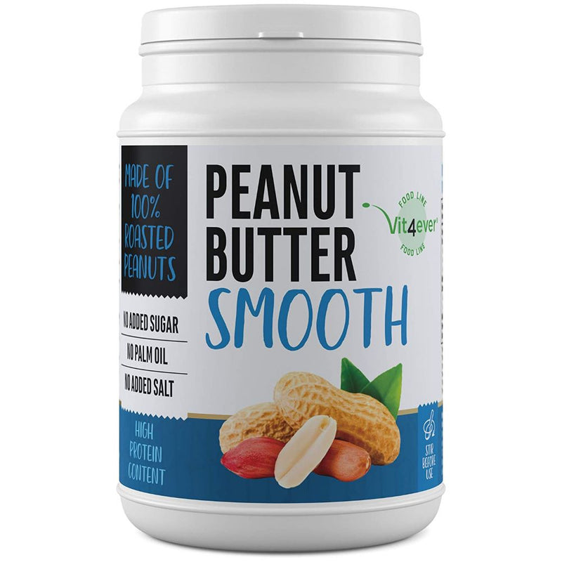 حميل الصورة في عارض المعرض ، زبدة الفول السوداني الخام 1000 جرام - Vit4ever Pure Peanut Butter 1000 gm
