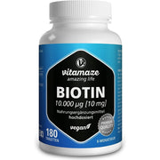 بيوتين 10000 ميكج 180 قرص- Vitamaze BIOTIN 10000 μg 180 Tabs - GermanVit - Saudi arabia