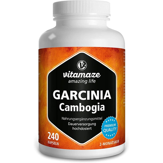 جارسينيا كامبوجيا + كولين 240 كبسولة - Vitamaze GARCINIA Cambogia + Choline 240 Caps - GermanVit - Saudi arabia