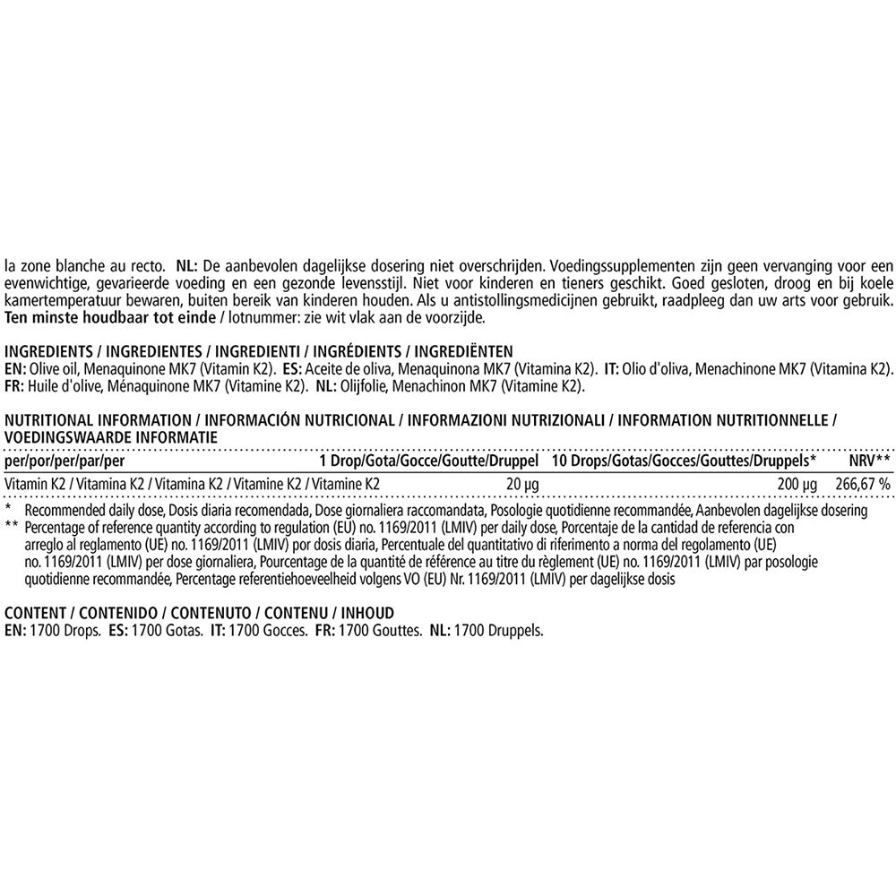 فيتامين ك2 نقاط شرب 50 مل - Vitamaze VITAMIN K₂ drops 50 ml - GermanVit - Saudi arabia