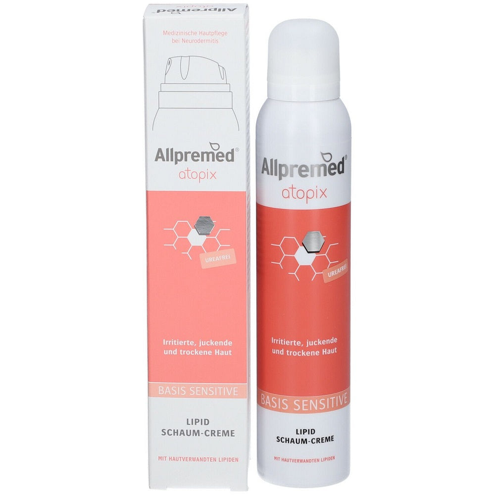 كريم ترطيب البشرة الجافة الحساسة رغوة 200 مل - Allpremed atopix BASIS SENSITIVE Foam Cream 200 ml - GermanVit - Saudi arabia