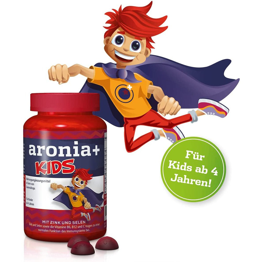 أرونيا+ فيتامينات للأطفال 60 قطعة - aronia+ KIDS Vitamin Drops 60 Pieces - GermanVit - Saudi arabia