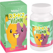 فيتامين ك2+د3 للأطفال 120 قرص مضغ - BjökoVit VITAMIN D₃+K₂ 120 Chewable Tablets - GermanVit - Saudi arabia