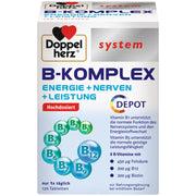 دوبل هيرز فيتامين ب مركب 120 قرص - Doppelherz system B-COMPLEX 120 Tabs - GermanVit - Saudi arabia