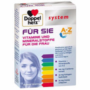 دوبل هيرز فيتامينات للمرأة 30 قرص - Doppelherz system For Her 30 Tabs - GermanVit - Saudi arabia