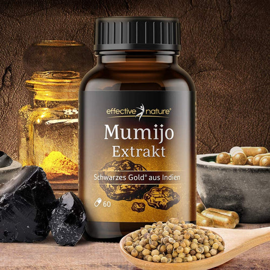موميجو شيلاجيت 60 كبسول نباتي - effective nature Mumijo Shilajit Extract 60 Vegan Caps - GermanVit - Saudi arabia