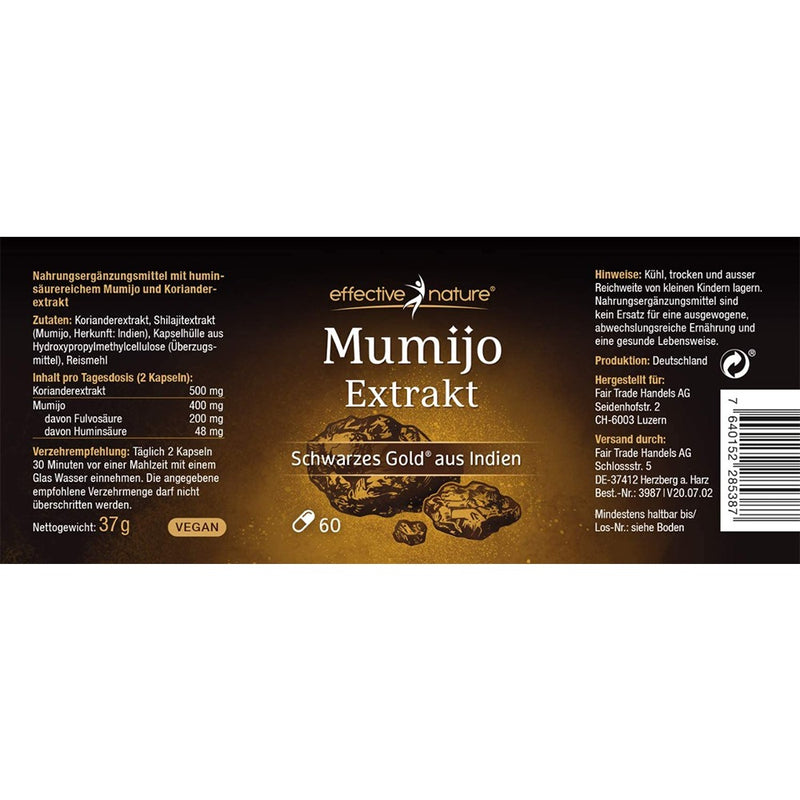 حميل الصورة في عارض المعرض ، موميجو شيلاجيت 60 كبسول نباتي - effective nature Mumijo Shilajit Extract 60 Vegan Caps - GermanVit - Saudi arabia
