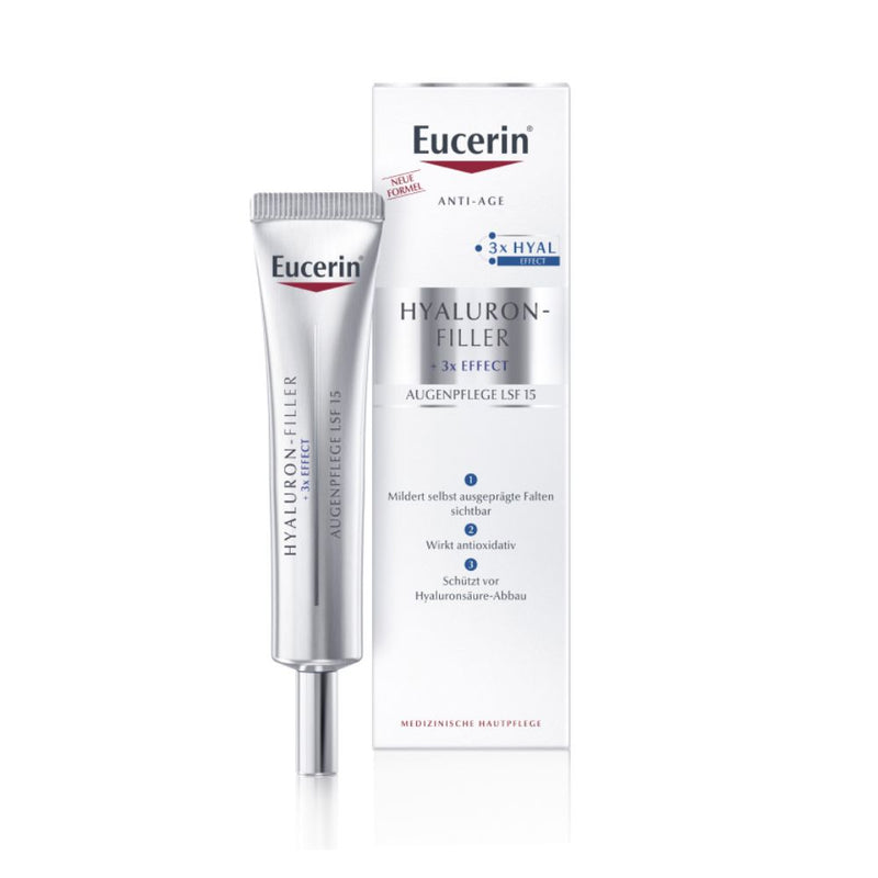 Load image into Gallery viewer, يوسيرين كريم العناية بمحيط العين 15 مل - Eucerin HYALURON-FILLER Eye Care Cream 15 ml - GermanVit - Saudi arabia
