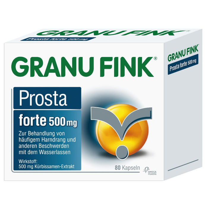 جرانو فينك بروستافورت 500 ملج 80 كبسولة - GRANU FINK Prosta forte 500 mg 80 Caps - GermanVit - Saudi arabia