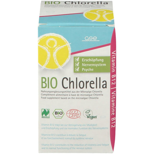 كلوريلا عضوية 500 ملج 240 قرص- GSE BIO Chlorella 500 mg 240 Tabs - GermanVit - Saudi arabia