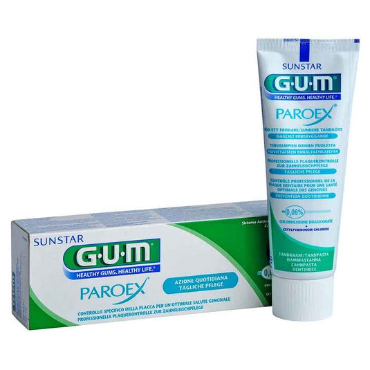باروكس معجون العناية باللثة والأسنان 75 مل - GUM PAROEX 0.06% CHX toothpaste 75 ml - GermanVit - Saudi arabia