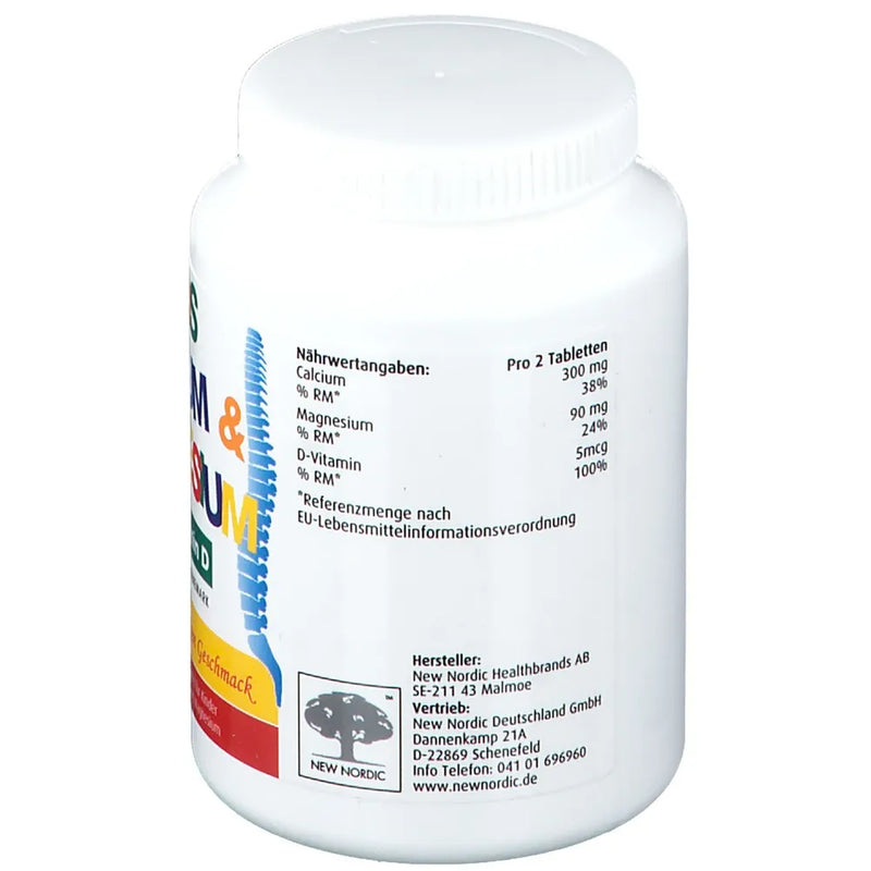 Load image into Gallery viewer, أقراص كالسيوم مضغ للأطفال 180 حبة - NEW NORDIC Kids Calcium 180 Chewable Tabs - GermanVit - Saudi arabia
