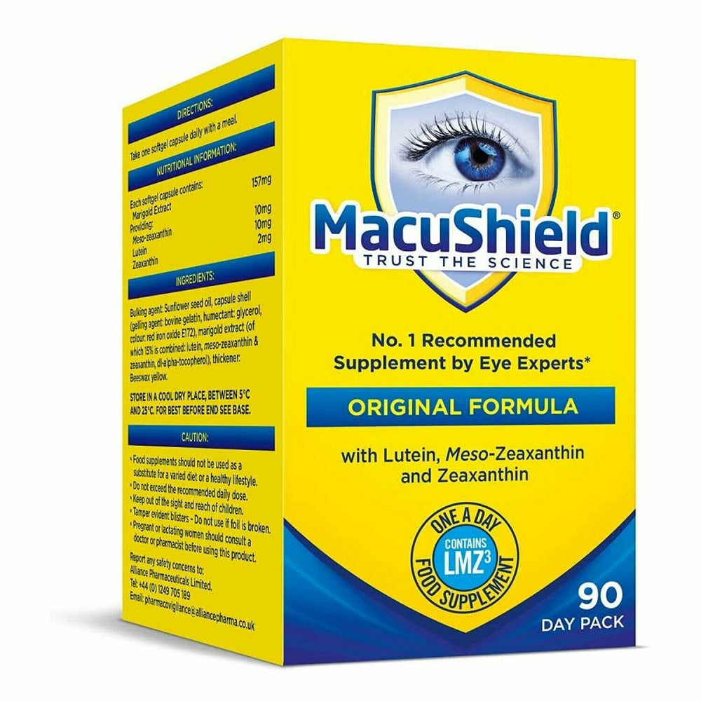ماكوشيلد الأصلي 90 كبسولة - Macushield ORIGINAL-FORMULA 90 Caps - GermanVit - Saudi arabia