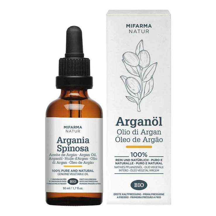 زيت الأرجان النقي 100% عضوي 50 مل - MIFARMA NATUR 100% Pure Argan Oil 50 ml - GermanVit - Saudi arabia