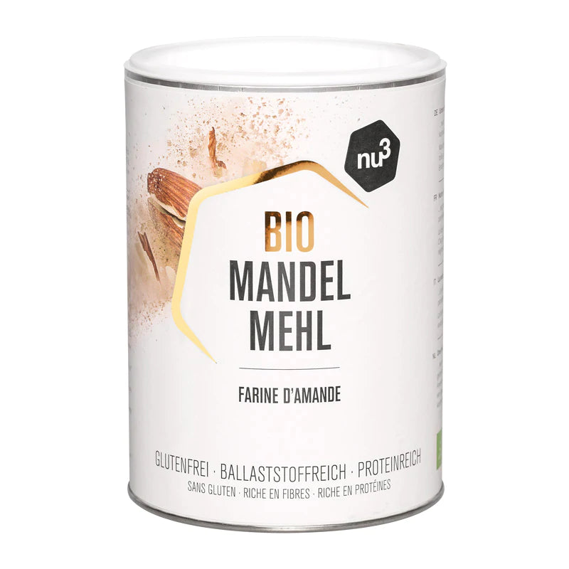 دقيق اللوز العضوي 420 جرام - nu3 Organic Almond Flour 420 gm - GermanVit - Saudi arabia