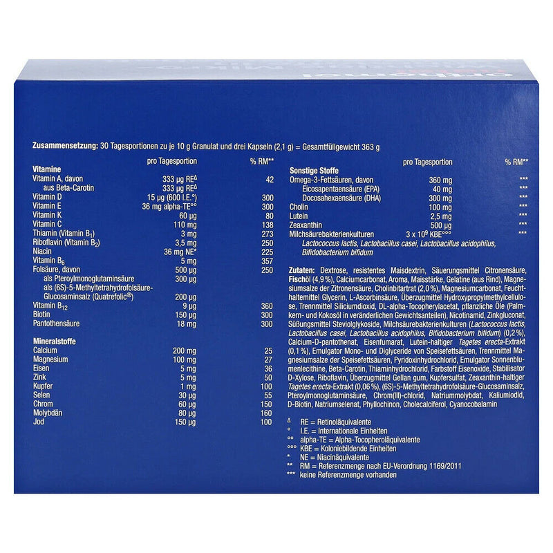 حميل الصورة في عارض المعرض ، أورثومول ناتال 30 جرعة أكياس وكبسولات - Orthomol Natal 30 Sachets / Capsules - GermanVit - Saudi arabia
