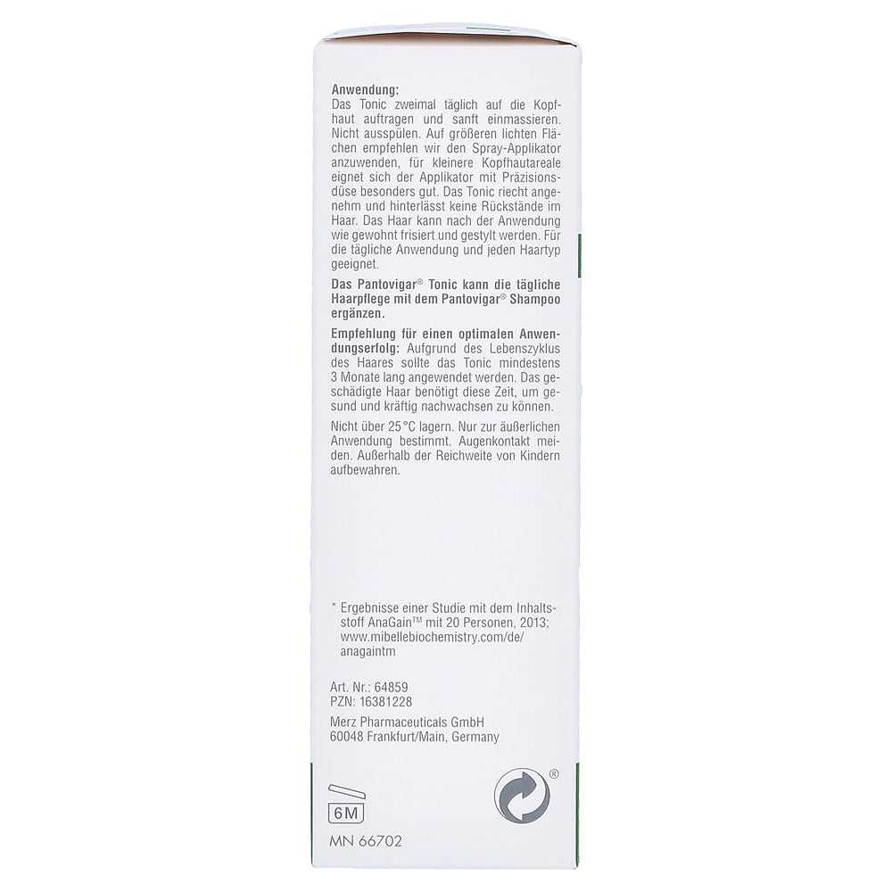 Pantovigar Tonic Pump Solution 100 ml