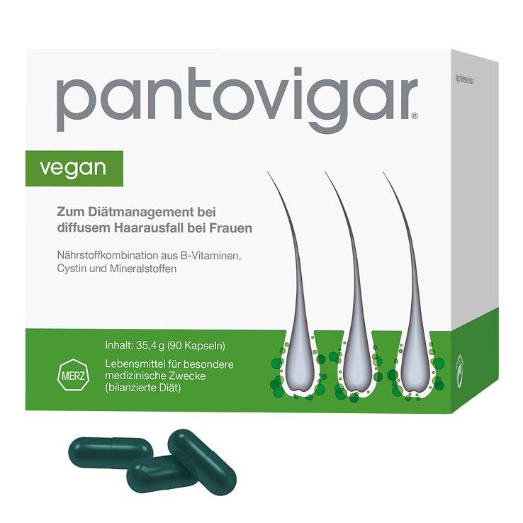 Load image into Gallery viewer, بانتوجار الألماني 90 كبسولة - Pantovigar vegan 90 Caps - GermanVit - Saudi arabia
