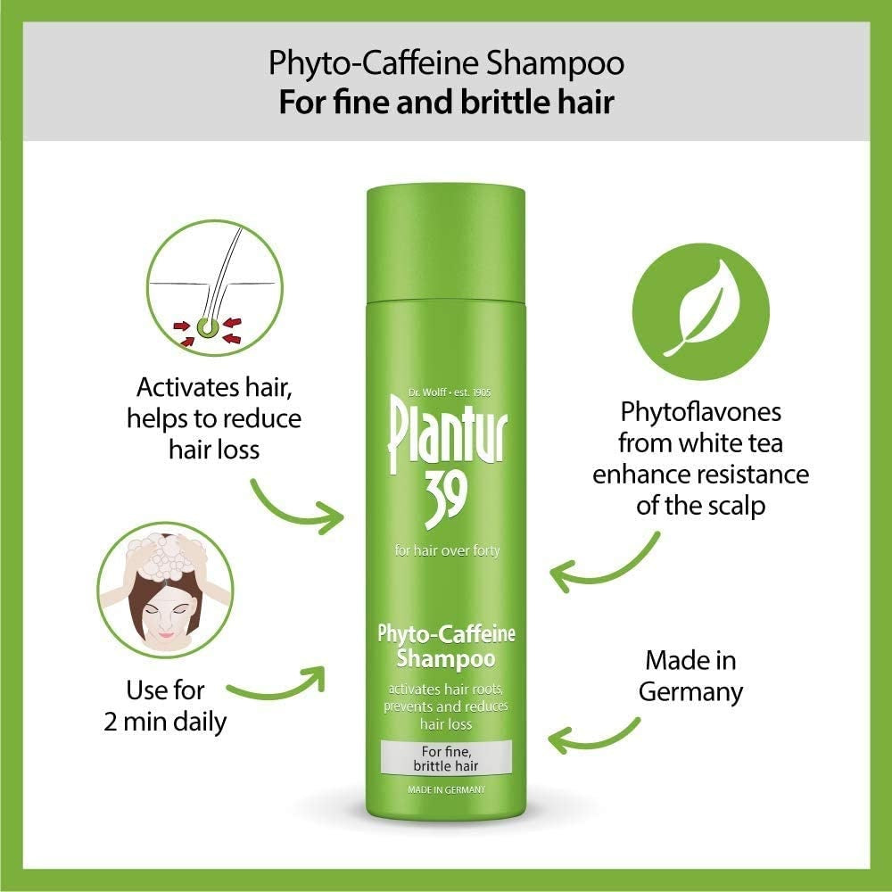 بلانتور 39 كافيين شامبو 250 مل - Plantur 39 Caffeine Shampoo 250 ml - GermanVit - Saudi arabia
