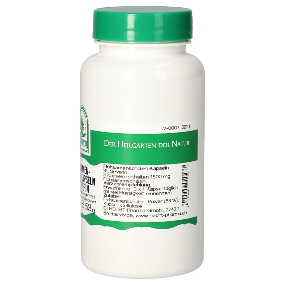 قشور السيليوم 90 كبسولة - St. Severin Psyllium Husks 90 Caps - GermanVit - Saudi arabia