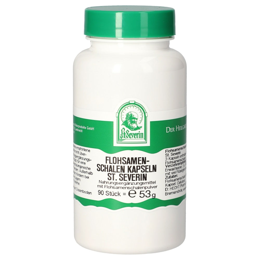 قشور السيليوم 90 كبسولة - St. Severin Psyllium Husks 90 Caps - GermanVit - Saudi arabia