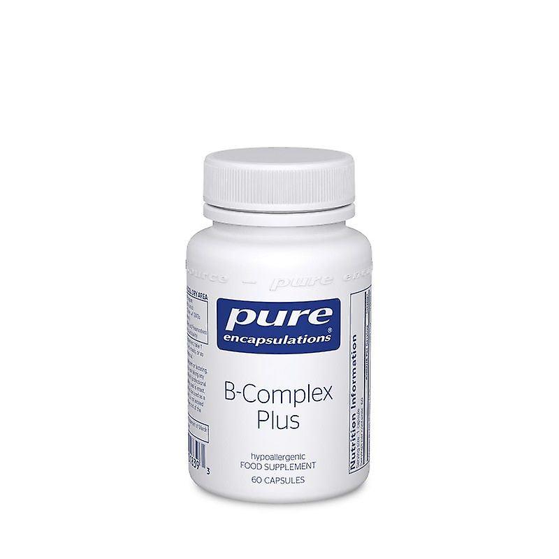 فيتامين ب كومبلكس بلس 60 كبسولة - Pure Encapsulations B-Complex Plus 60 Caps - GermanVit - Saudi arabia