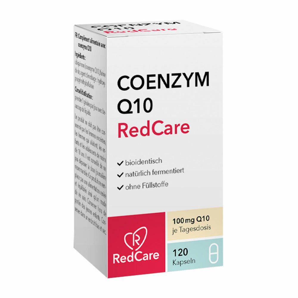 كو إنزيم كيو 10 - 100 ملج 120 كبسولة - RedCare COENZYM Q10 - 100 mg 120 Caps - GermanVit - Saudi arabia