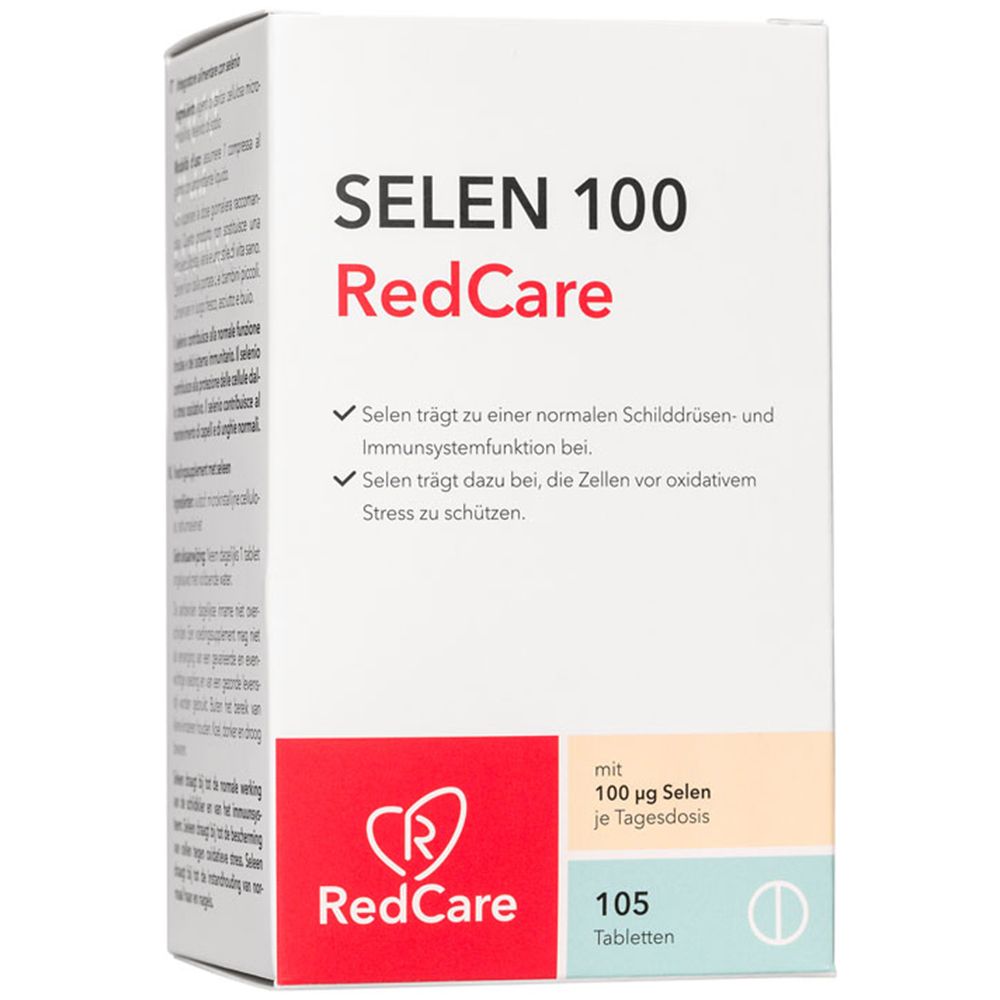 ريدكير سيلينيوم 100 ميكج 105 قرص - RedCare SELENIUM 100 μg 105 Tabs - GermanVit - Saudi arabia