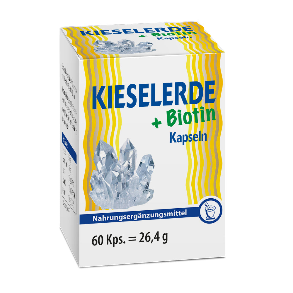 سيليكا + بيوتين 60 كبسولة - Pharma Peter SILICA + BIOTIN 60 Caps - GermanVit - Saudi arabia