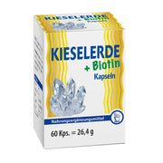 سيليكا + بيوتين 60 كبسولة - Pharma Peter SILICA + BIOTIN 60 Caps - GermanVit - Saudi arabia