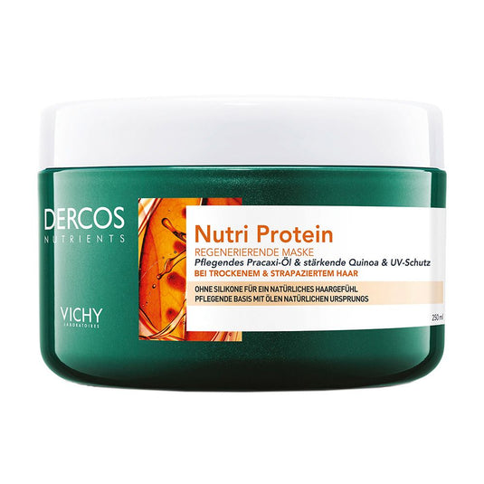 فيشي ديركوس قناع بروتين مغذي للشعر 250 مل - VICHY DERCOS NUTRIENTS Nutri Protein Hair Mask 250 ml - GermanVit - Saudi arabia