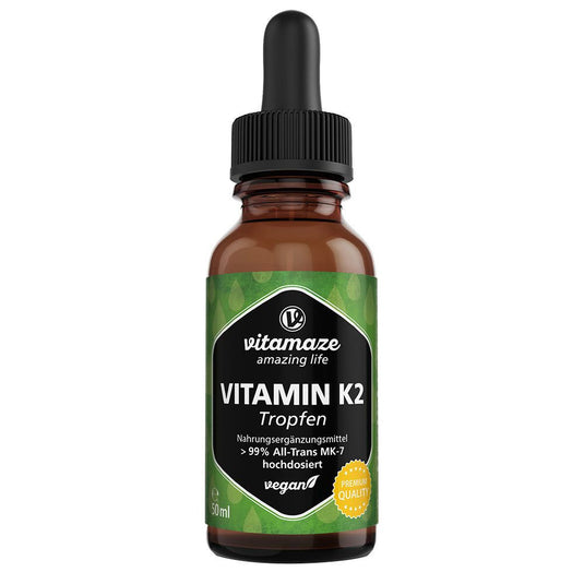 فيتامين ك2 نقاط شرب 50 مل - Vitamaze VITAMIN K₂ drops 50 ml - GermanVit - Saudi arabia