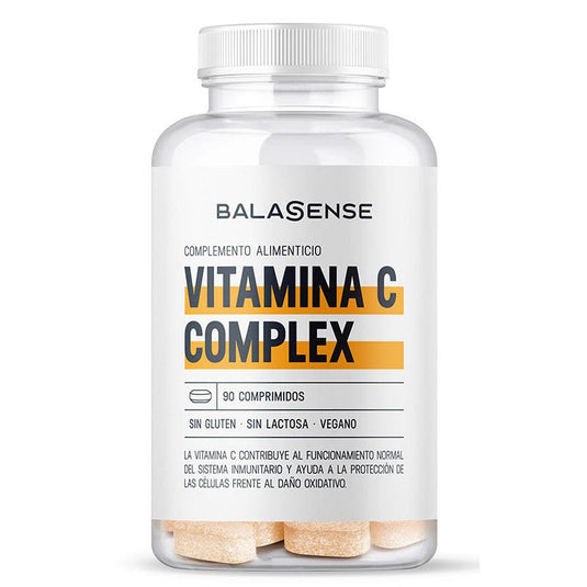 فيتامين سي كومبلكس 500 ملج 90 قرص - BALASENSE Vitamin C Complex 500 mg 90 Tabs - GermanVit - Saudi arabia