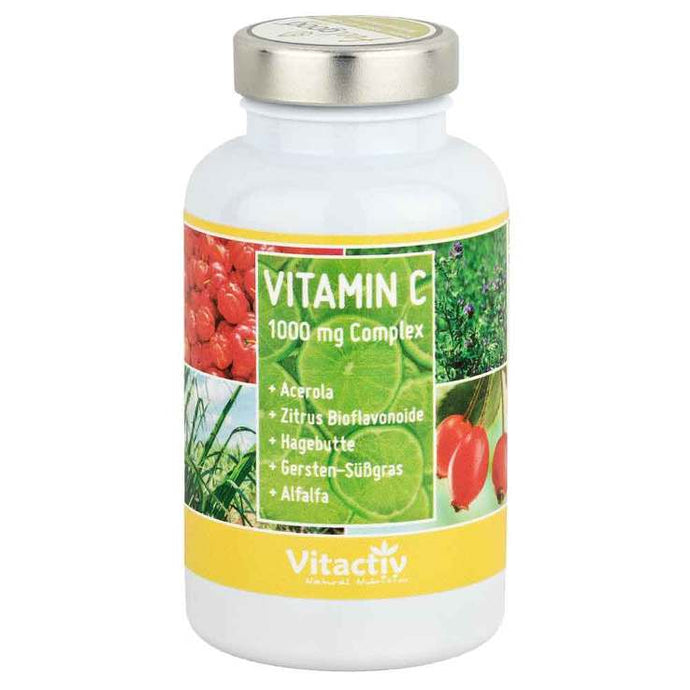 فيتامين سي كومبلكس 1000ملج 100 كبسولة - Vitactiv VITAMIN C Complex 1000 mg 100 Caps - GermanVit - Saudi arabia