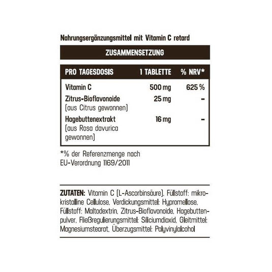 فيتامين سي كومبلكس 500 ملج 90 قرص - BALASENSE Vitamin C Complex 500 mg 90 Tabs - GermanVit - Saudi arabia
