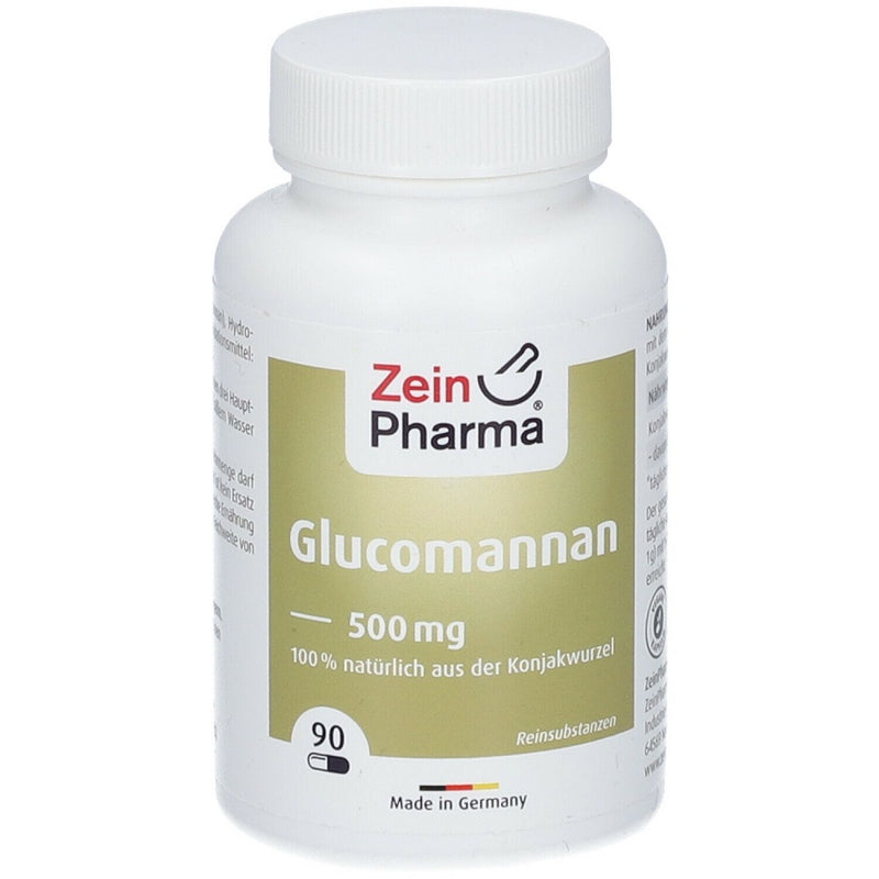 Load image into Gallery viewer, جلوكومانان 500 ملج 90 كبسولة - ZeinPharma Glucomannan 500 mg 90 Caps - GermanVit - Saudi arabia
