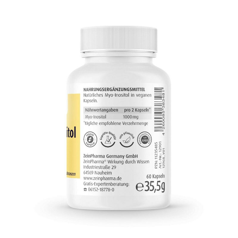 Load image into Gallery viewer, ZeinPharma_Myo-Inositol_500_mg_60_Caps_GermanVit
