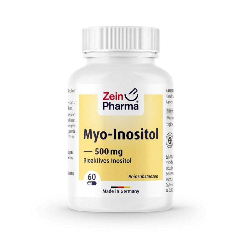 Load image into Gallery viewer, ميو-إينوزيتول 500 ملج 60 كبسولة - ZeinPharma Myo-Inositol 500 mg 60 Caps - GermanVit - Saudi arabia
